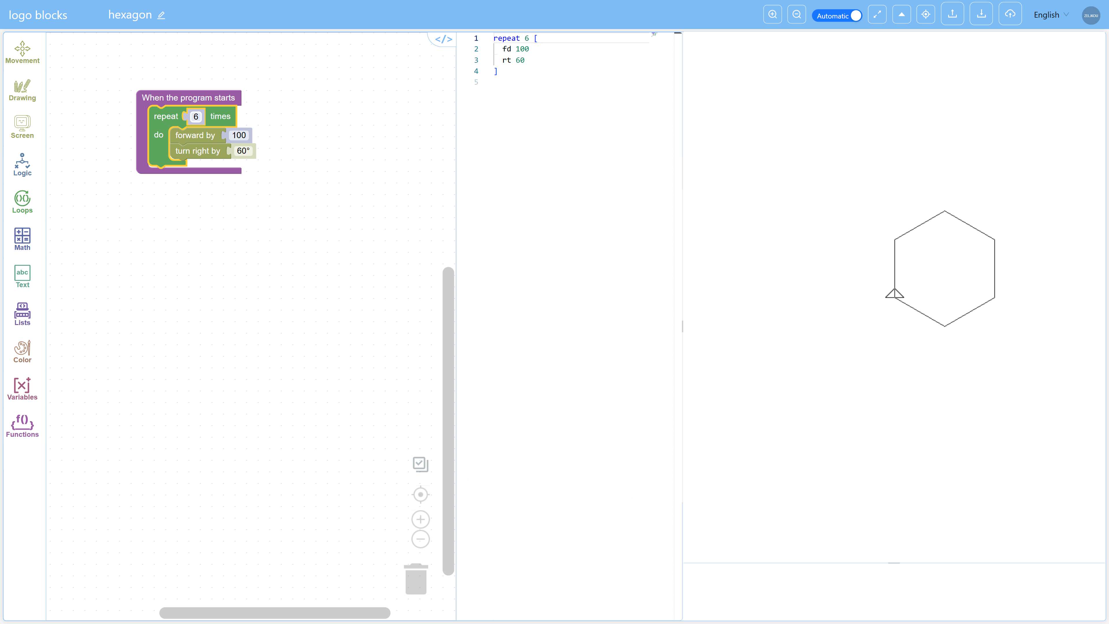Studio – blok editor